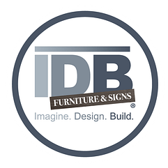 IDB Furniture & Signs Logo inside Circle